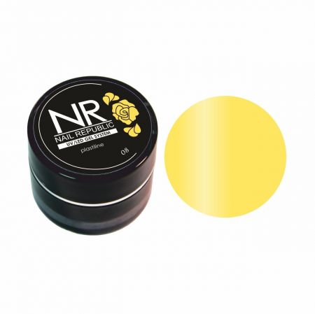 NR PLASTILINE 08 FOR MODELING ON NAIlS, YELLOW (5 Gram)