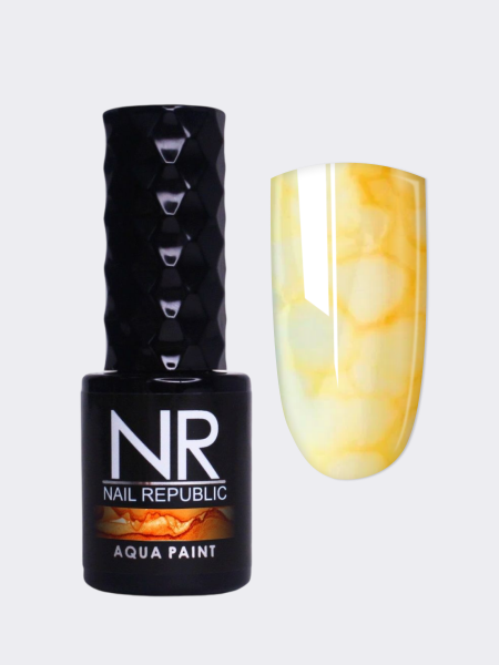 NR Drops with a blur effect AQUA PAINT 17, Orange (10 ml)